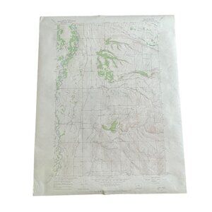 1967 Geological Survey Map Bing Mountain N46225 W11407.5 7.5 Vintage